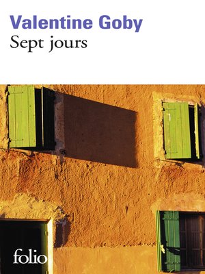 cover image of Sept jours